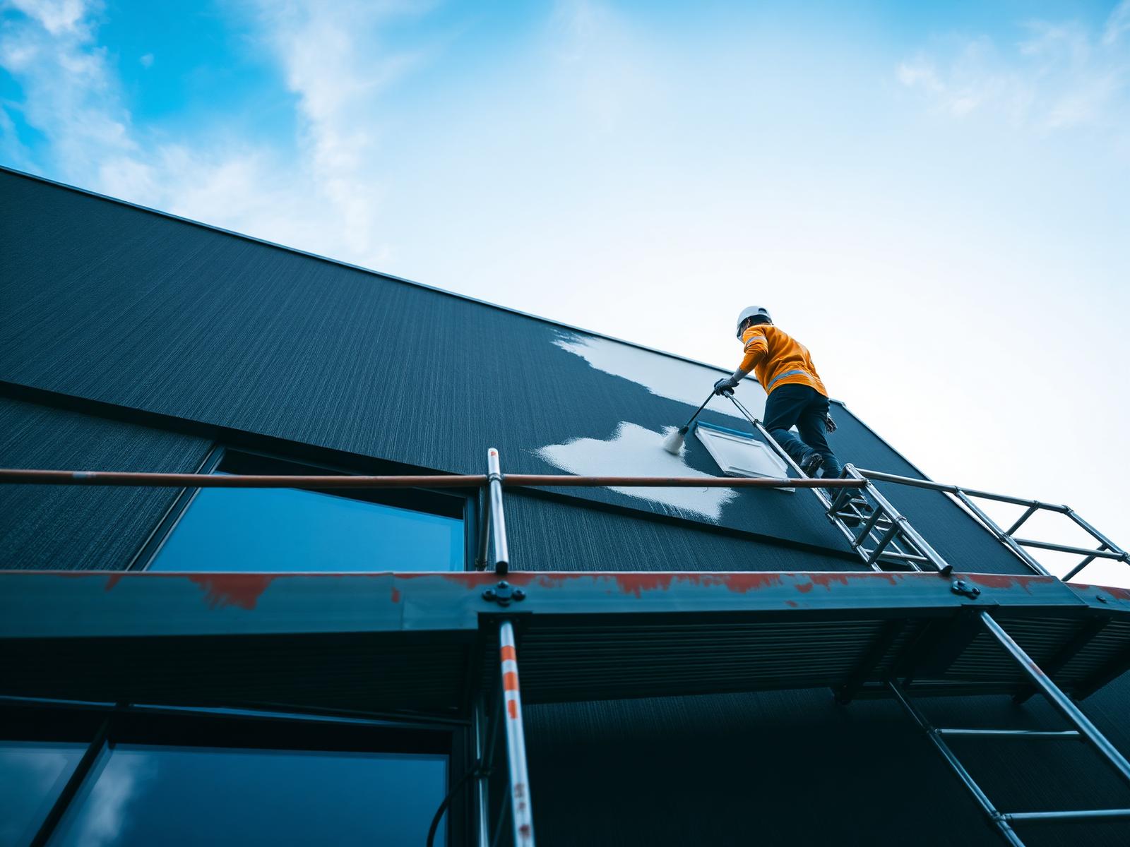 Fassadengestaltung – Beispielarbeit Farben Design Ujkani